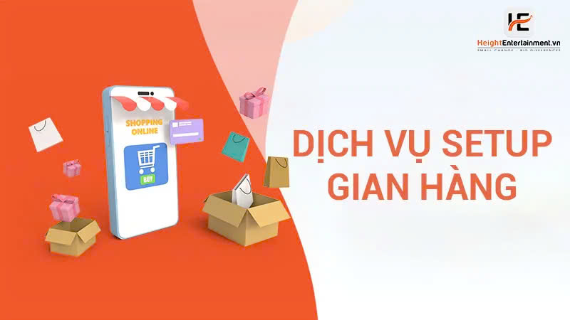 Setup gian hàng shopee