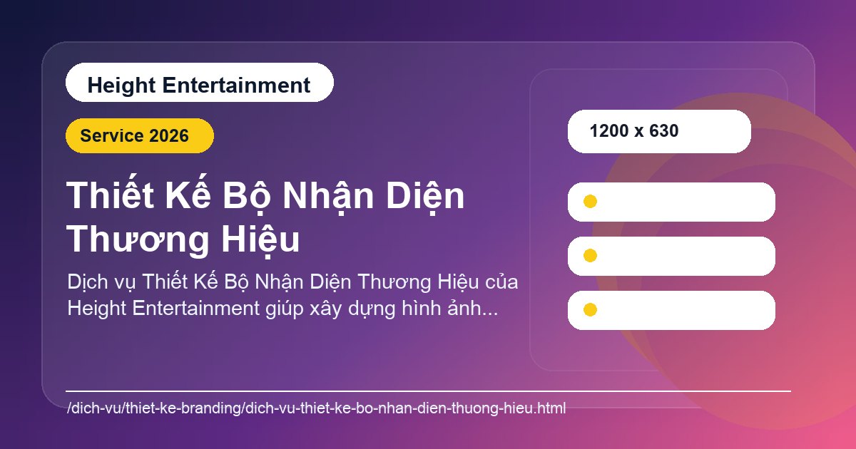 Minh họa dịch vụ website và nhận diện thương hiệu