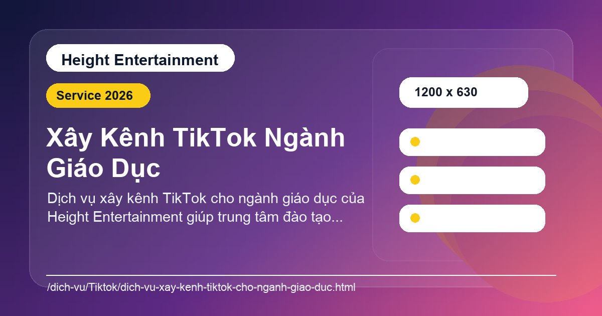 Minh họa dịch vụ TikTok và TikTok Shop theo phạm vi triển khai